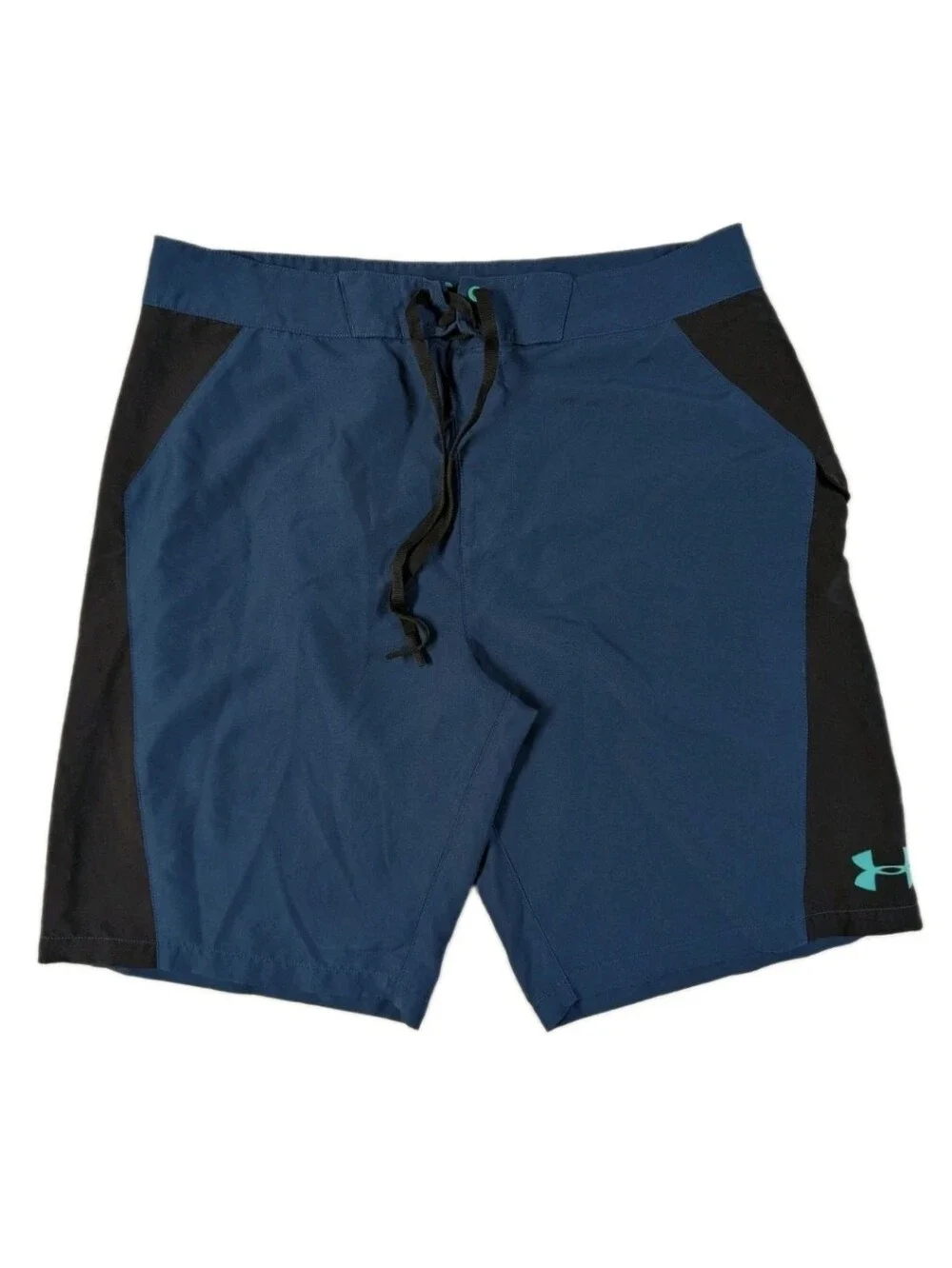 Under Armour Men's Boardshorts Swim Trunks Blue Black Size 34 1290506